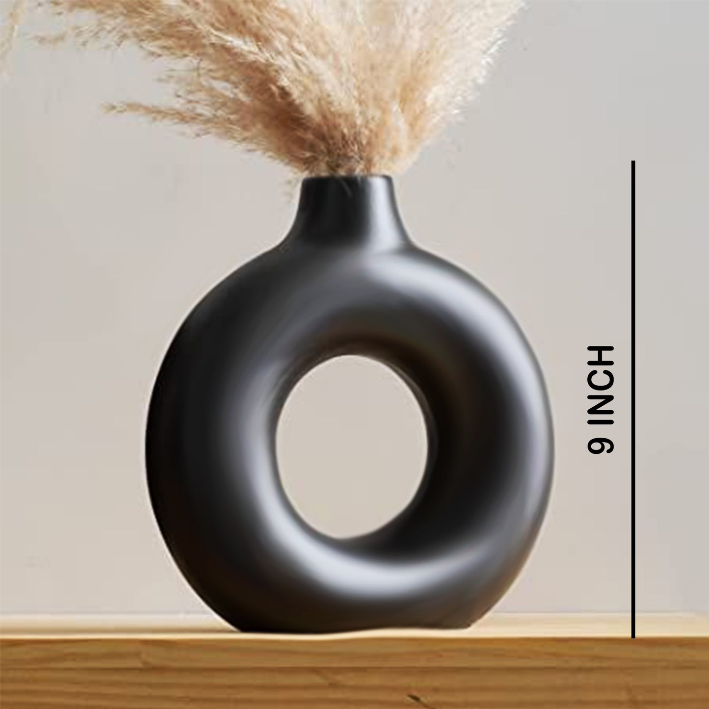 Donut Vase Combo - Set of 2 (Black)