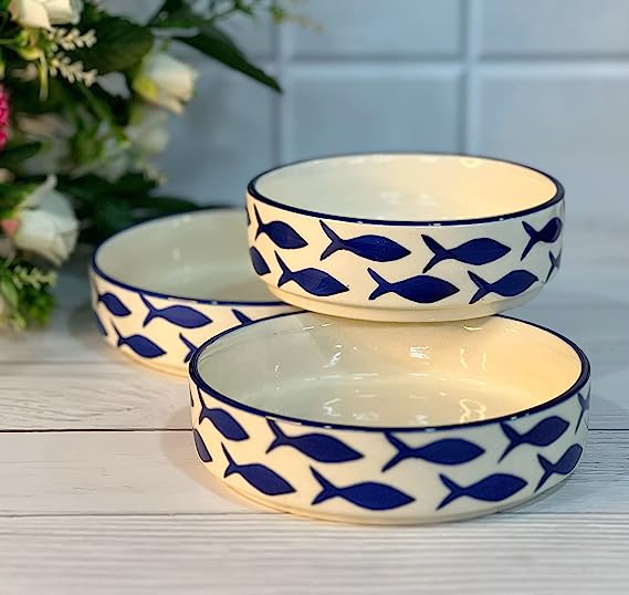 ceramic salad bowl for gift