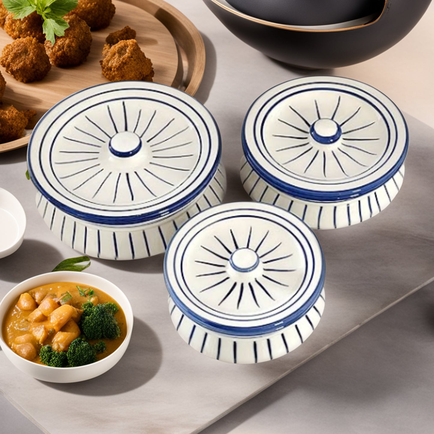 Ceramic biryani handi