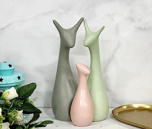 Lucky Deer Family Matte Pastel tones