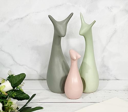 Lucky Deer Family Matte Pastel tones