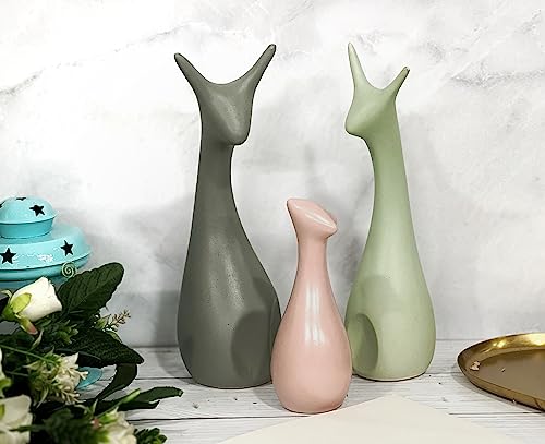Lucky Deer Family Matte Pastel tones