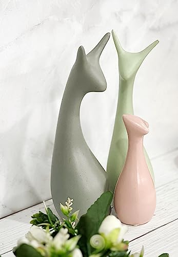 Lucky Deer Family Matte Pastel tones