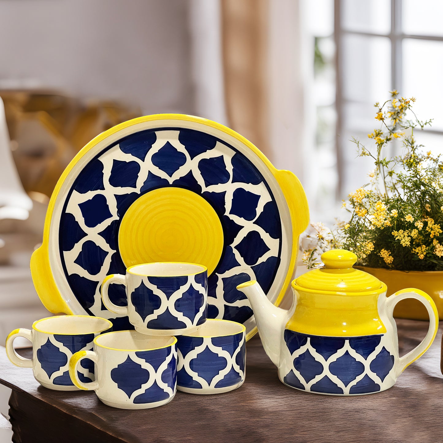 Tea set with kettle