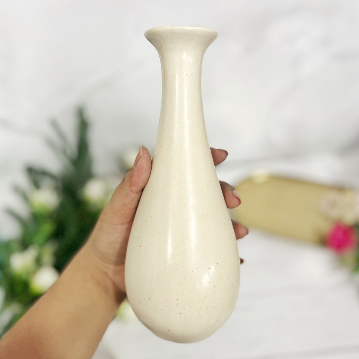 Flower Vase Trio (Off White)