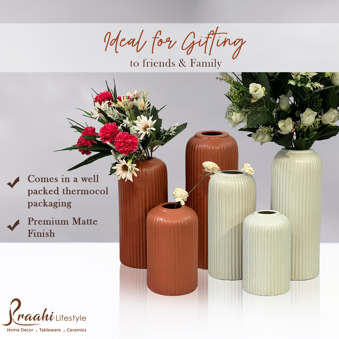 Fluted Vases Combo