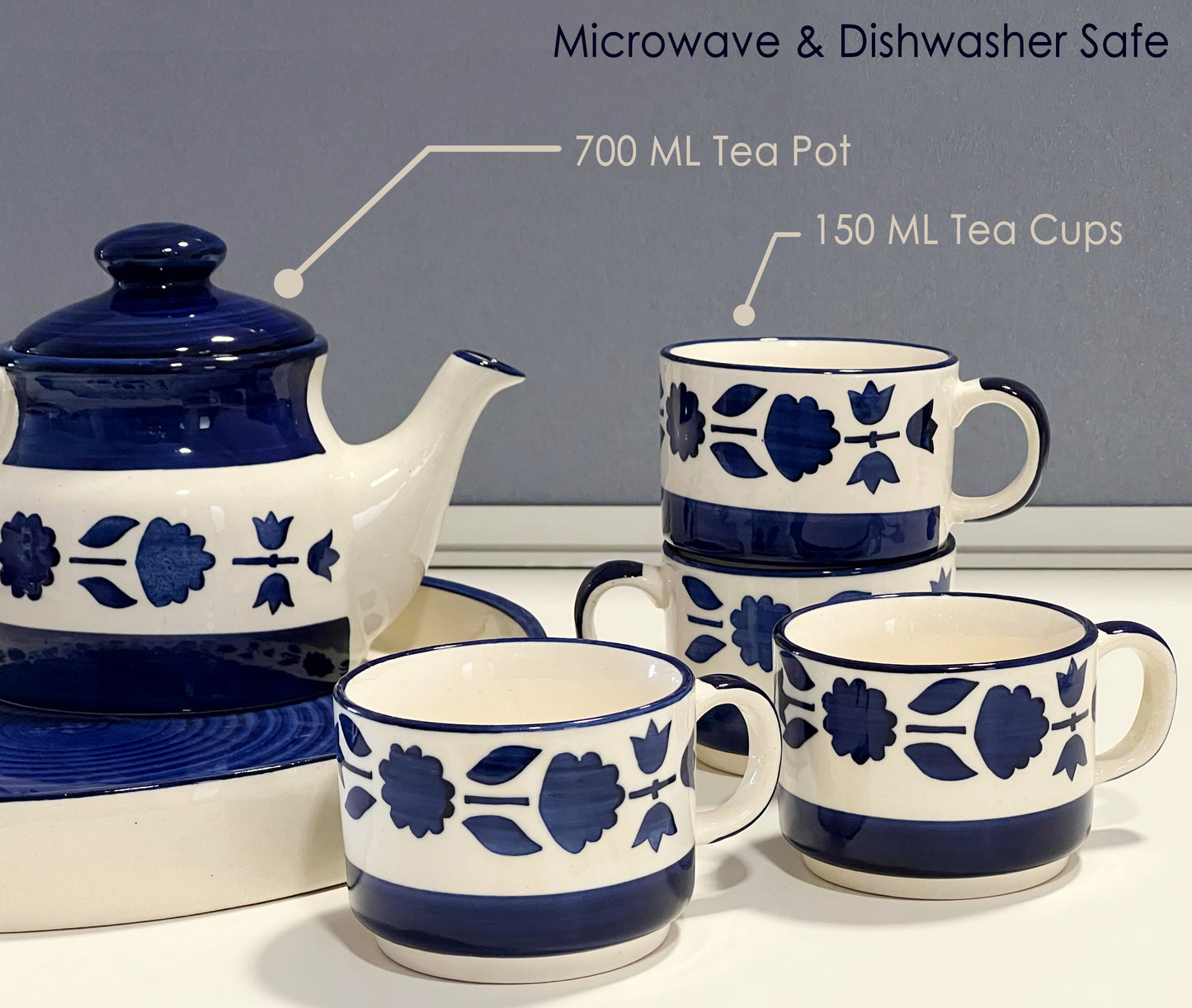 tea cup and kettle set