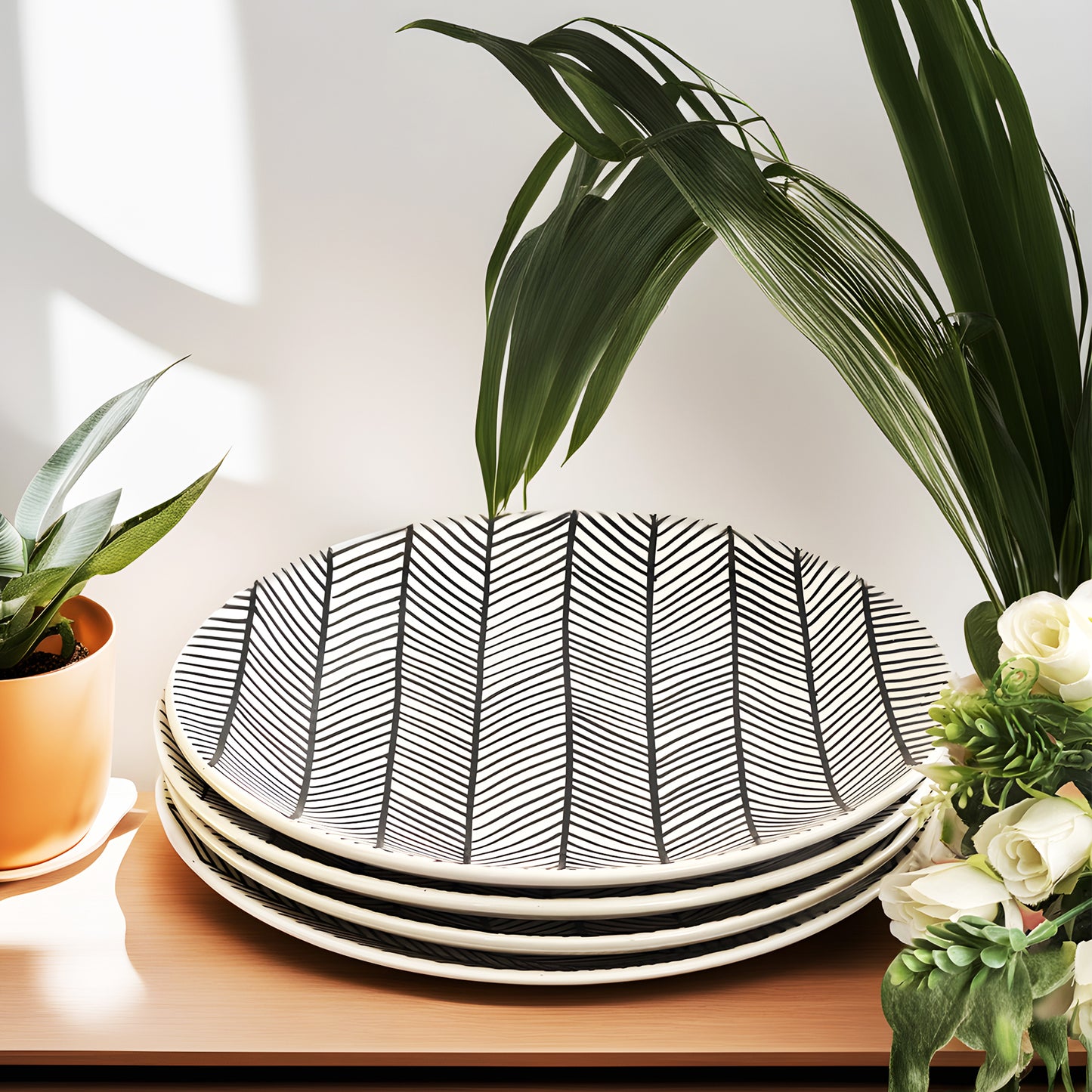 Chevron Dinner Set