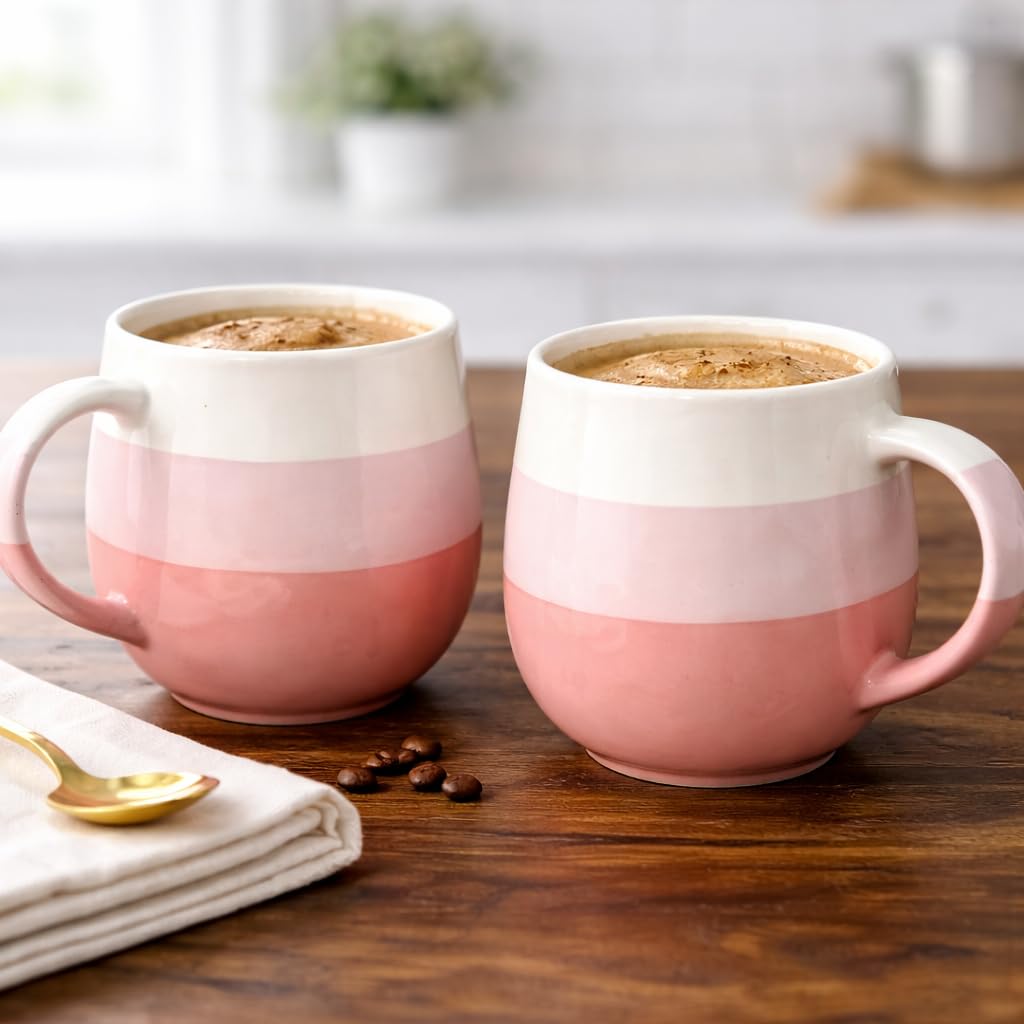 Hues of Pink Coffee Mugs set of 6