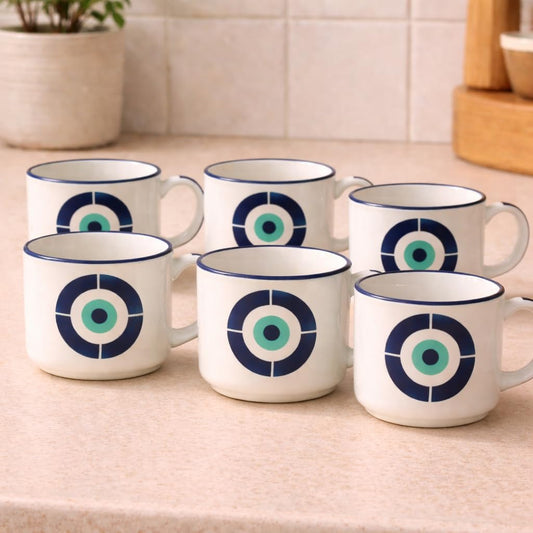 Evil Eye Teacups | Set Of 6